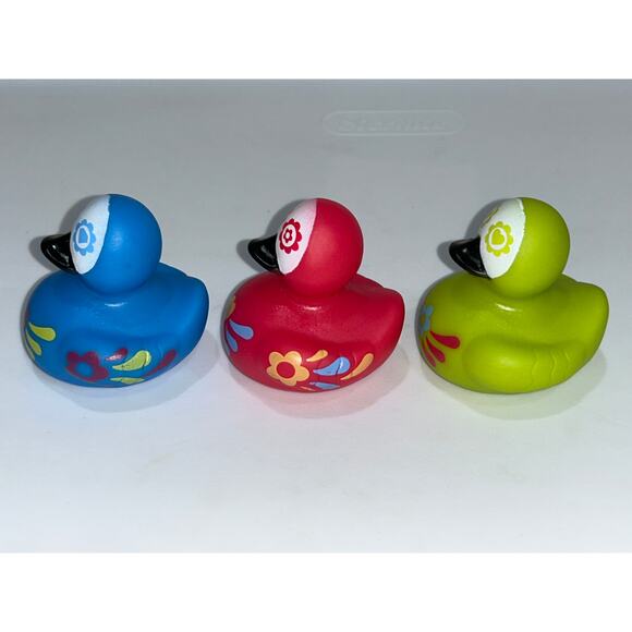 Set of 3 New Halloween Rubber Duckies Duck 2” Jeep Day of the Dead - Picture 2 of 4